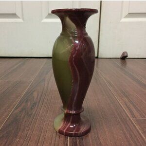 Vintage solid Marble Vase 8"